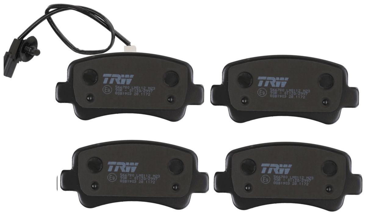 Pastillas de freno de disco TRW GDB1903 para Nissan NV400
