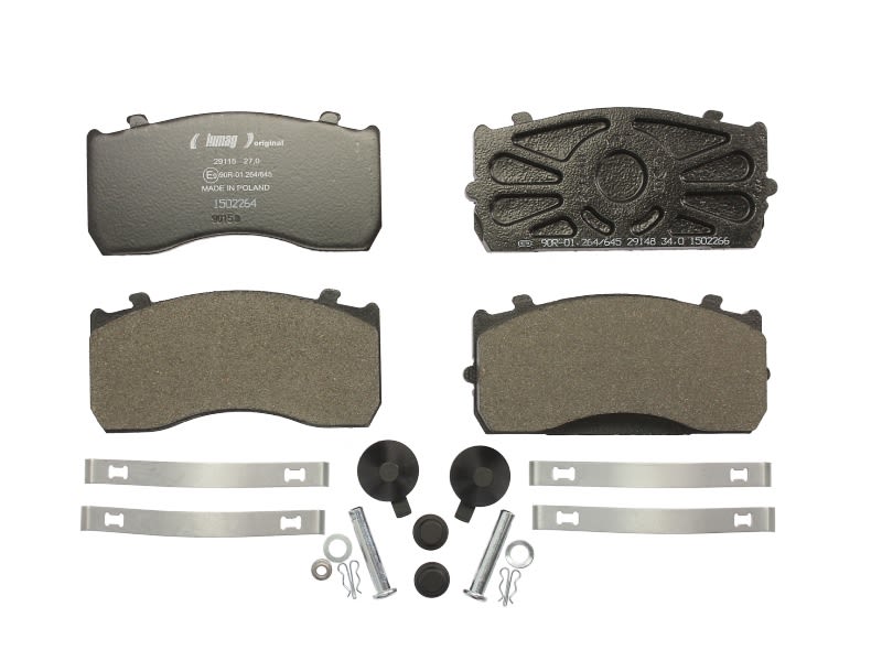 Pastillas de freno de disco LUMAG 29115 00 901 00 para Mercedes-Benz Atego