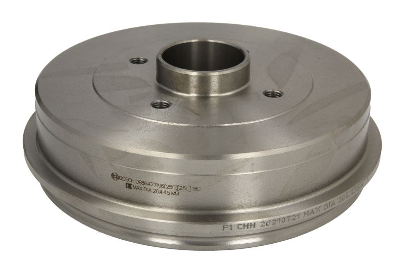 Tambor de freno BOSCH 0 986 477 196 para Nissan Tiid