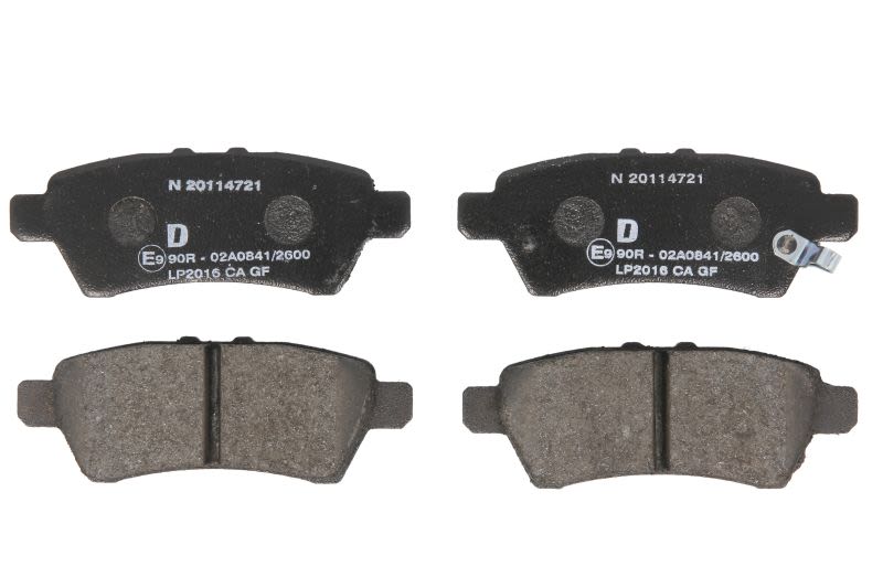 Pastillas de freno de disco DELPHI LP2016 para Nissan Navara NP300