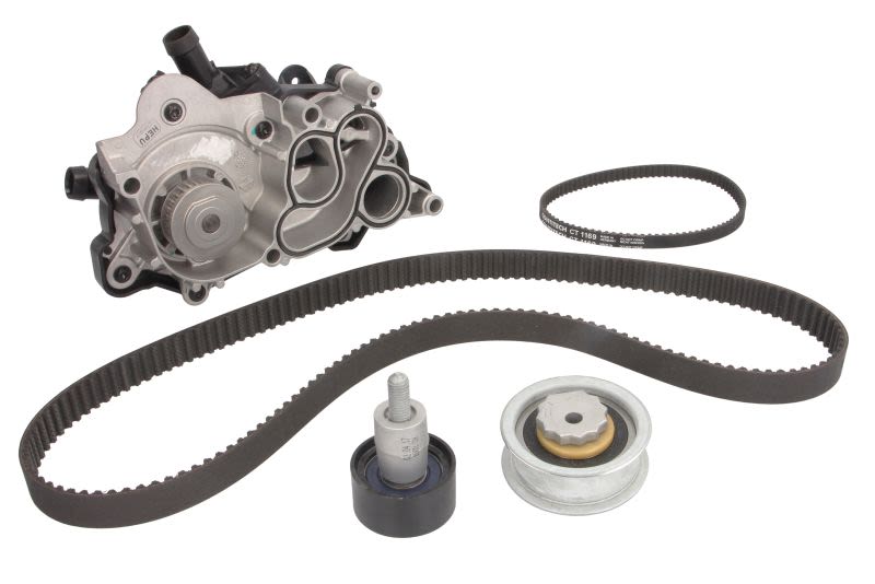 Kit de bomba de agua y correa de distribución HEPU PK06850 para Audi A3
