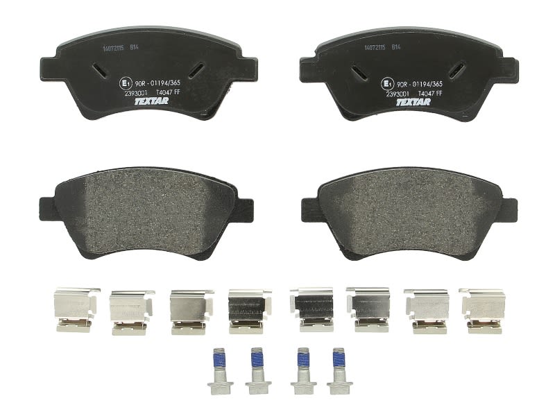 Pastillas de freno de disco TEXTAR 2393001 para Renault Megane II