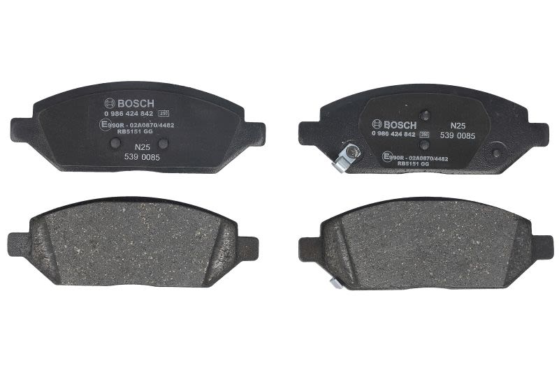 Pastillas de freno de disco BOSCH 0 986 424 842 para Opel Karl