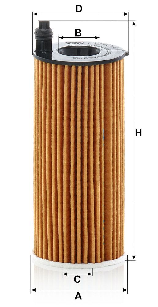 Filtro de aceite MANN-FILTER HU 6014/1 z