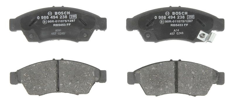 Pastillas de freno de disco BOSCH 0 986 494 238 para Suzuki Lian