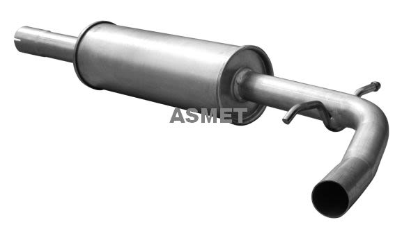 Silenciador central ASMET 21.042 para Skoda Rapid