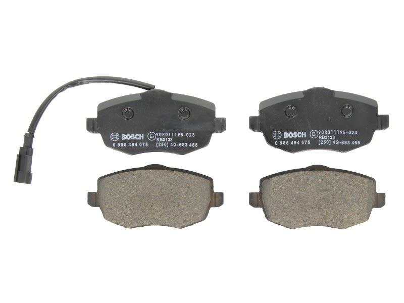 Pastillas de freno de disco BOSCH 0 986 494 075 para Lancia Ypsilon