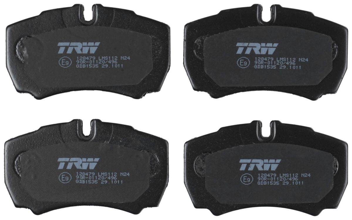 Pastillas de freno de disco TRW GDB1535 para Iveco Daily V