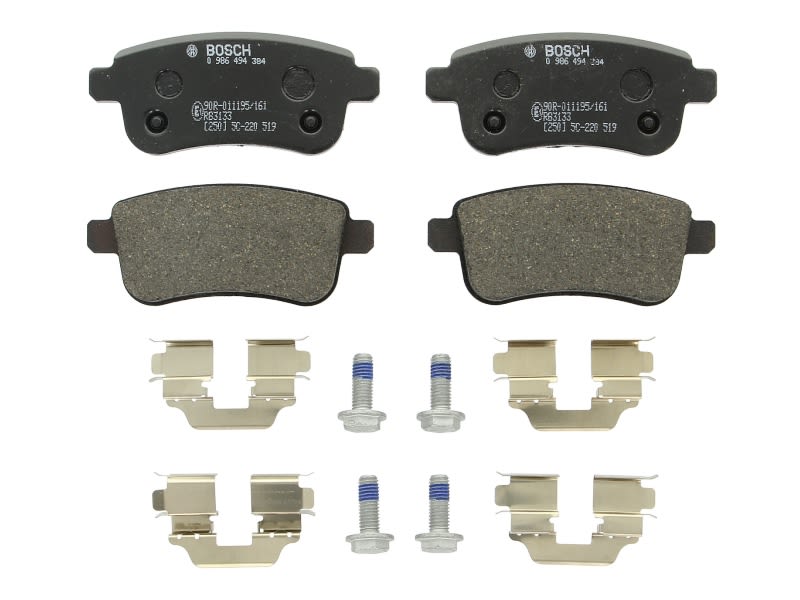 Pastillas de freno de disco BOSCH 0 986 494 384 para Renault Clio V