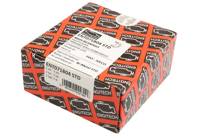 Casquillo de bancada de cigüeñal ENGITECH ENT071804 STD para Fiat 466
