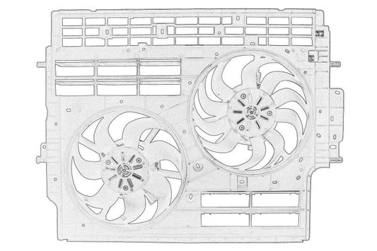 Motor de electroventilador de radiador OE RENAULT 21 48 172 57R para Renault Trafic III