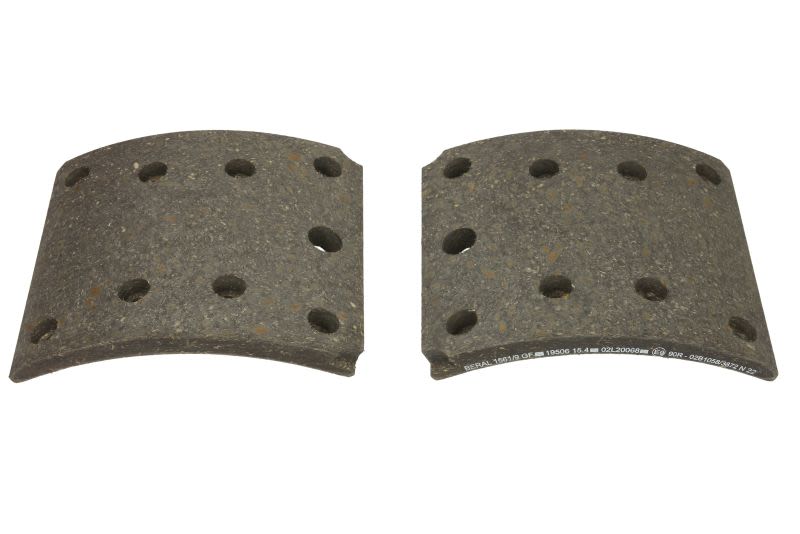 Kit de balatas de freno de tambor BERAL KBL19506.3-1561 para Mercedes-Benz O
