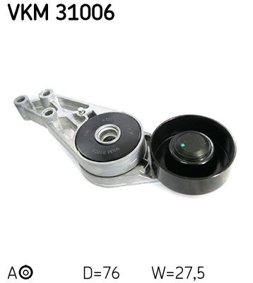 Palanca tensora de correa multicanal SKF VKM 31006 para Audi A4 B5