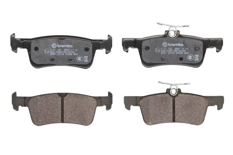 Pastillas de freno de disco BREMBO P 61 126 para Peugeot 308