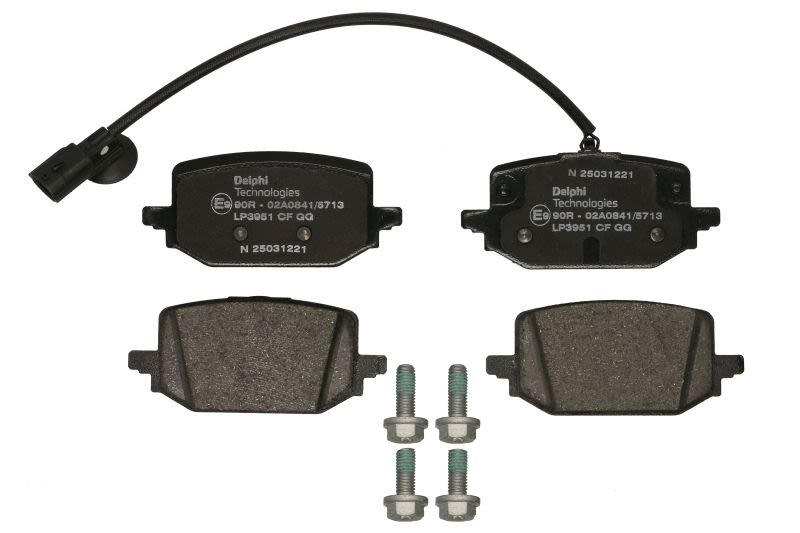 Pastillas de freno de disco DELPHI LP3951 para Mercedes-Benz T (MPV)