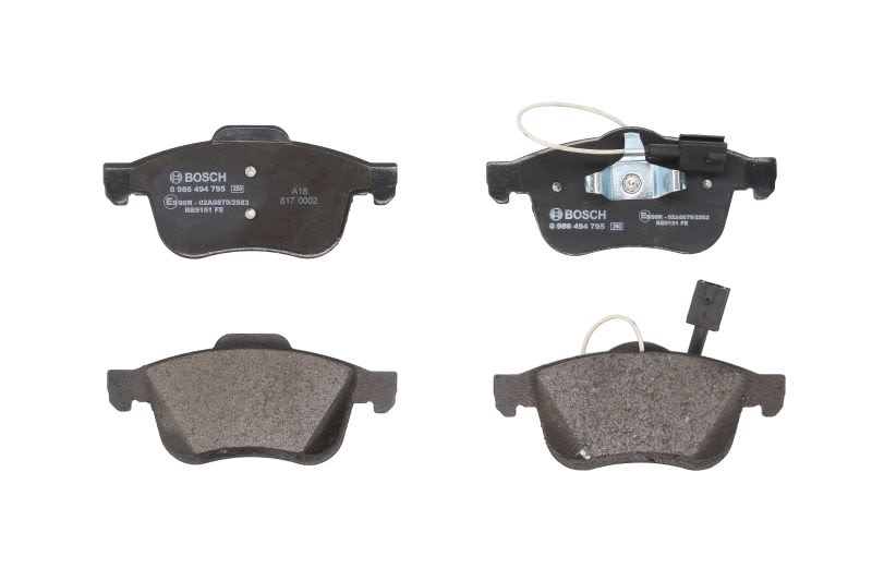 Pastillas de freno de disco BOSCH 0 986 494 795 para Fiat Doblo