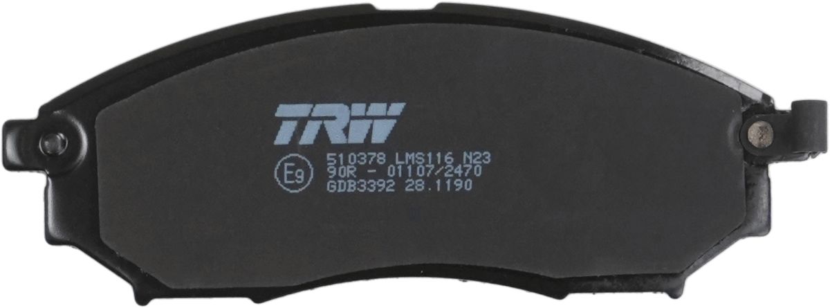 Pastillas de freno de disco TRW GDB3392 para Nissan Nav