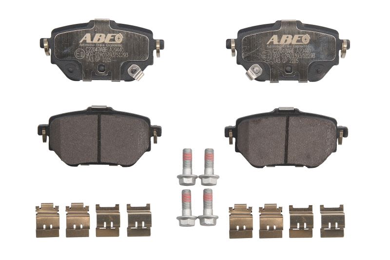 Pastillas de freno de disco ABE C22047ABE para Toyota Yaris Cross