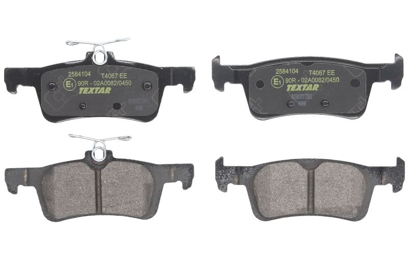 Pastillas de freno de disco TEXTAR 2584104 para Ford Fiesta VII