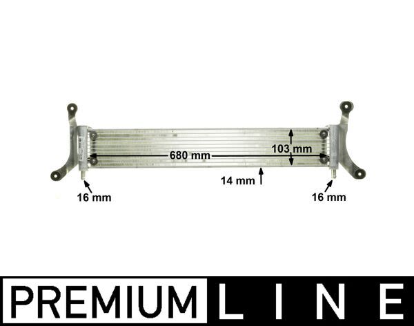 Radiador de motor MAHLE CIR 6 000P para Audi Q7