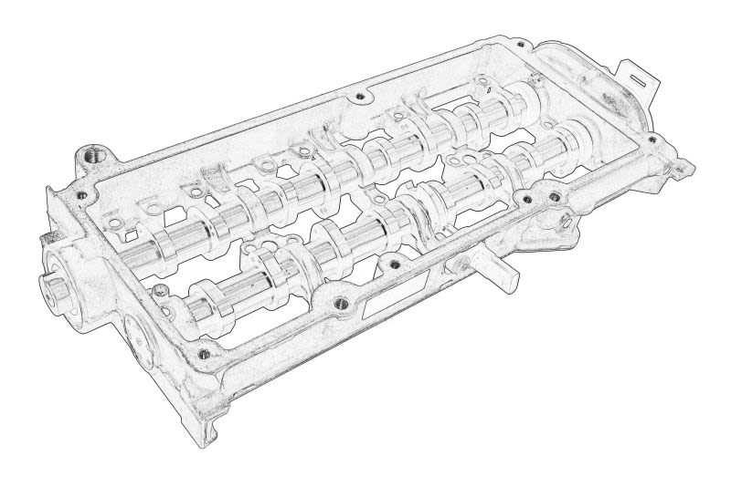 Árbol de levas OE VW 04L 103 044AE para Audi A3