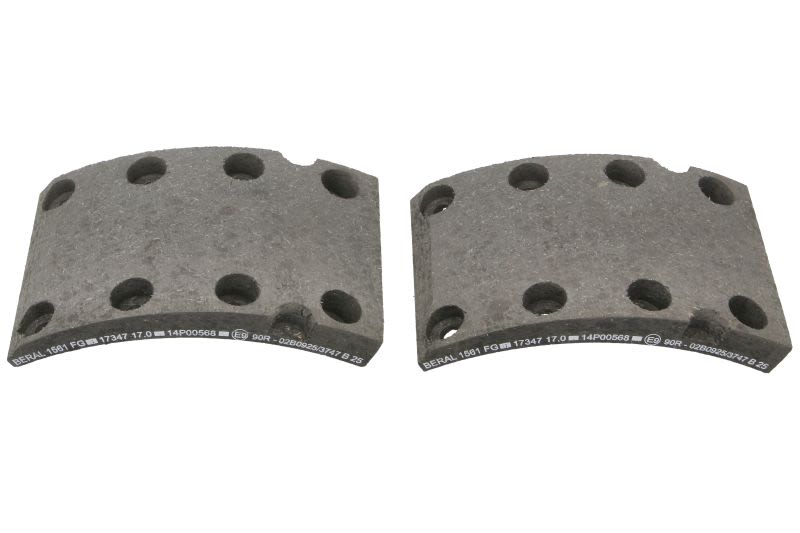 Kit de balatas de freno de tambor BERAL KBL17347.0-1561 para DAF XF 95