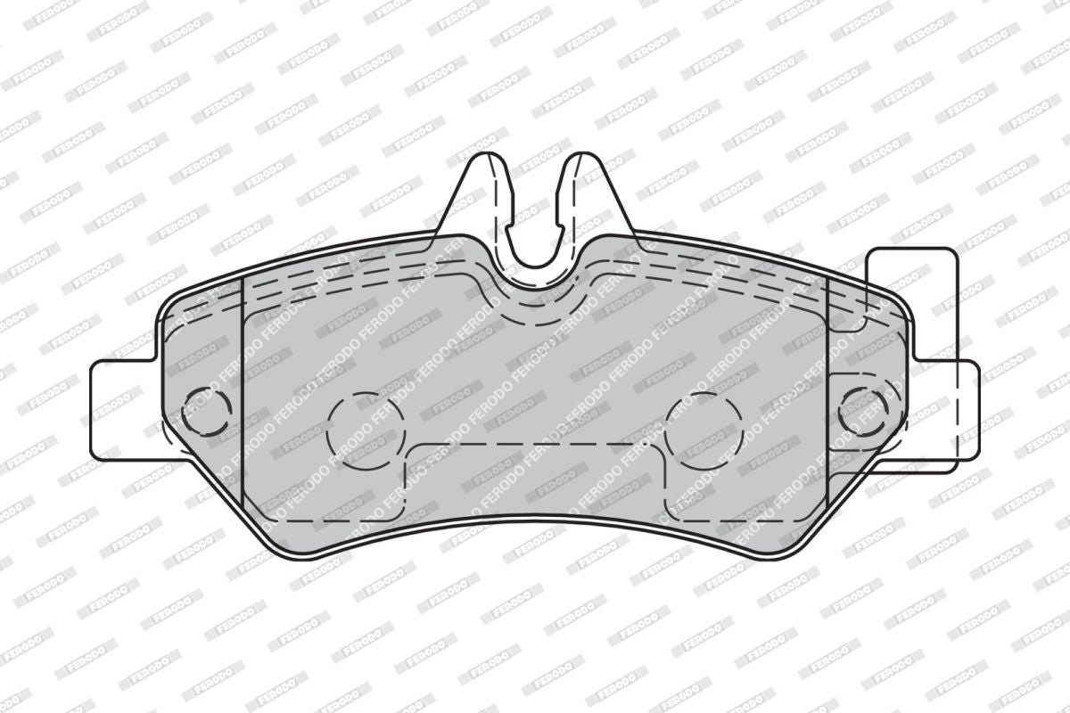 Pastillas de freno de disco FERODO FVR1780 para Mercedes-Benz Sprinter 3-T (B906) 2006-2020