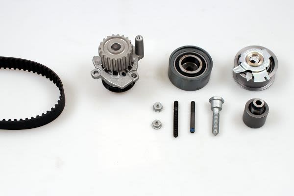 Kit de bomba de agua y correa de distribución HEPU PK05512 para Volkswagen Golf V