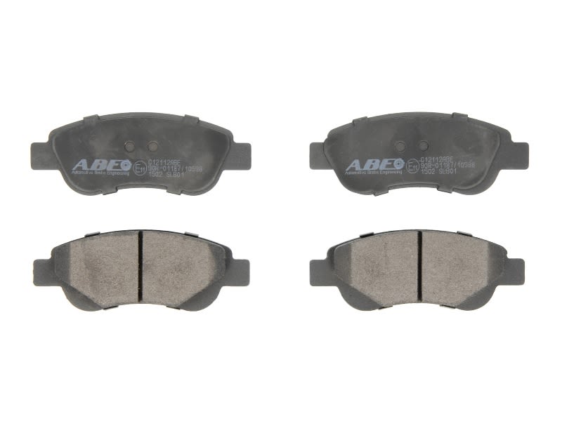 Pastillas de freno de disco ABE C12112ABE para Toyota Yaris