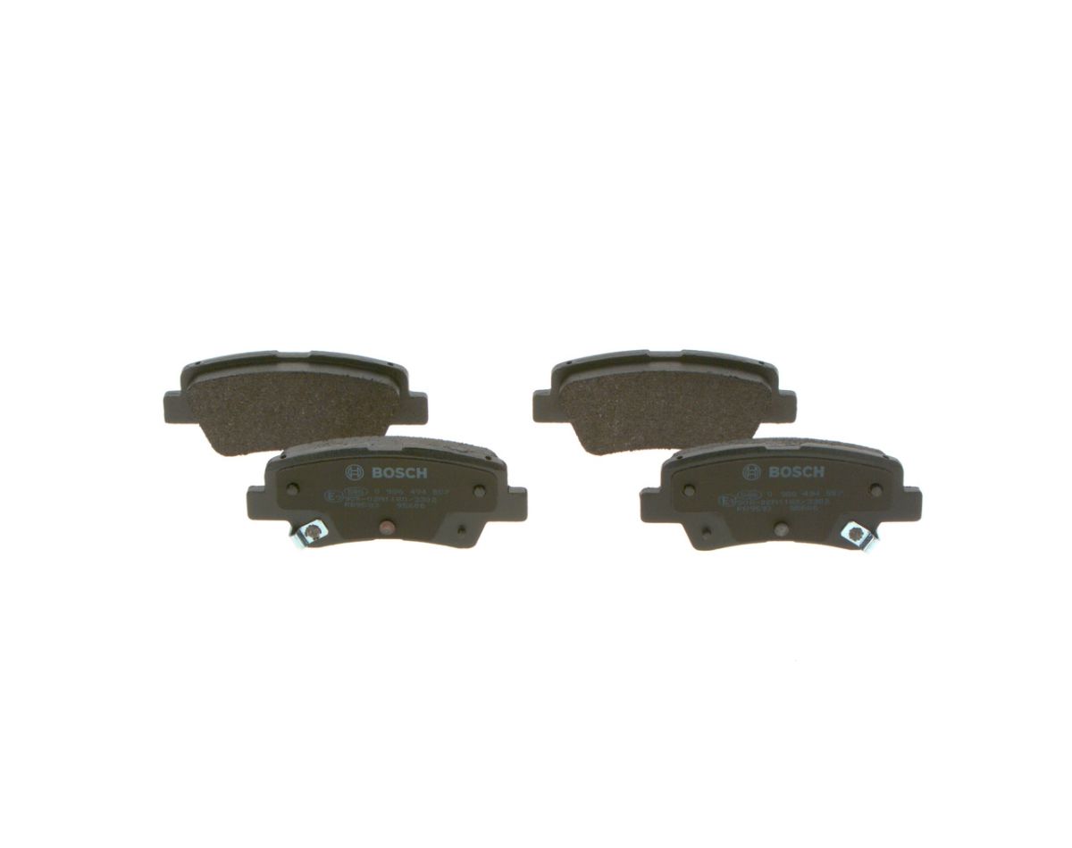 Pastillas de freno de disco BOSCH 0 986 494 557 para Hyundai Accent IV