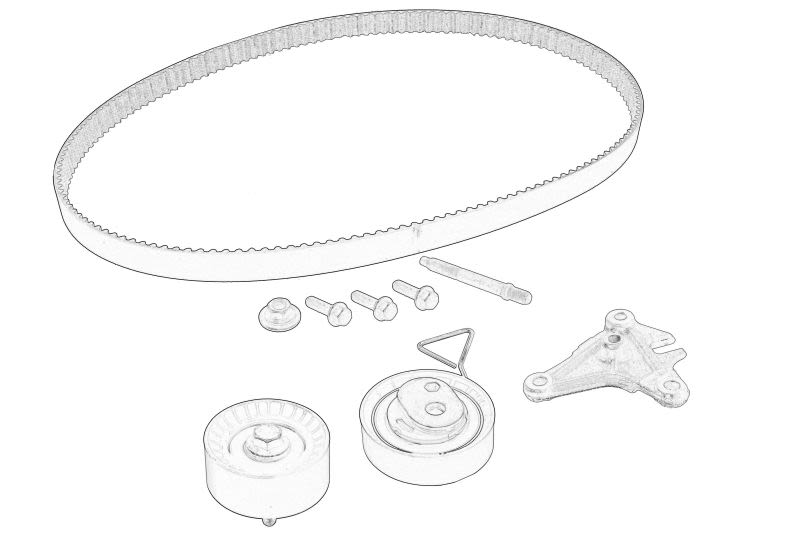 Kit de correa de distribución OE VOLVO 31480645 para Volvo S60 III