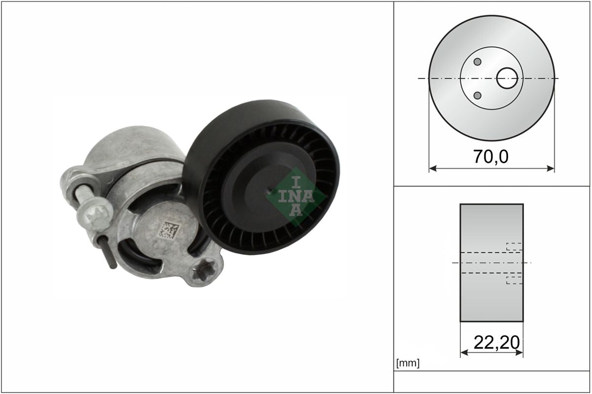 Palanca tensora de correa multicanal INA 534 1006 10 para Mercedes-Benz Clase C (W206) 2021-