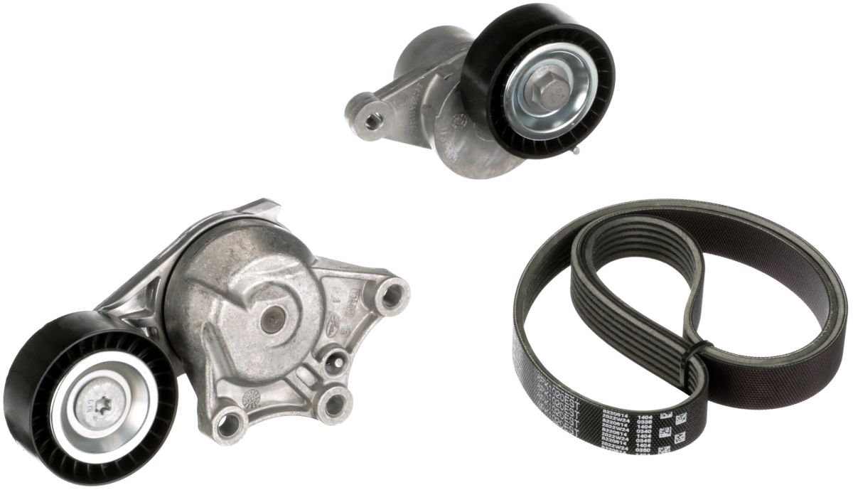 Juego de correa multinervada GATES K026PK1020EST para Citroen C3 II