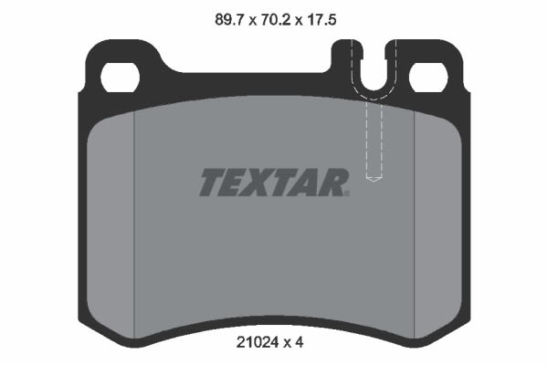 Pastillas de freno de disco TEXTAR 2102404 para Mercedes-Benz SL (R107) 1971-1989