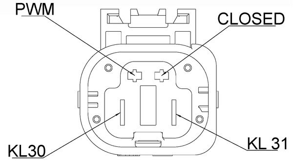 Ventilador de refrigeración de motor MAHLE CFF 403 000P para BMW Serie 2 (F45) 2013-2021