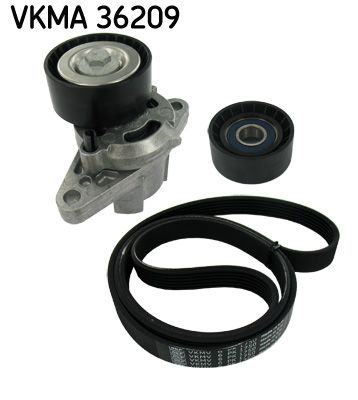 Juego de correa multinervada SKF VKMA 36209 para Renault Clio II