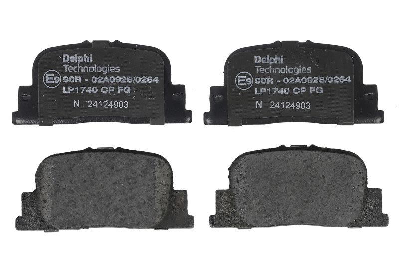 Pastillas de freno de disco DELPHI LP1740 para Toyota Prius