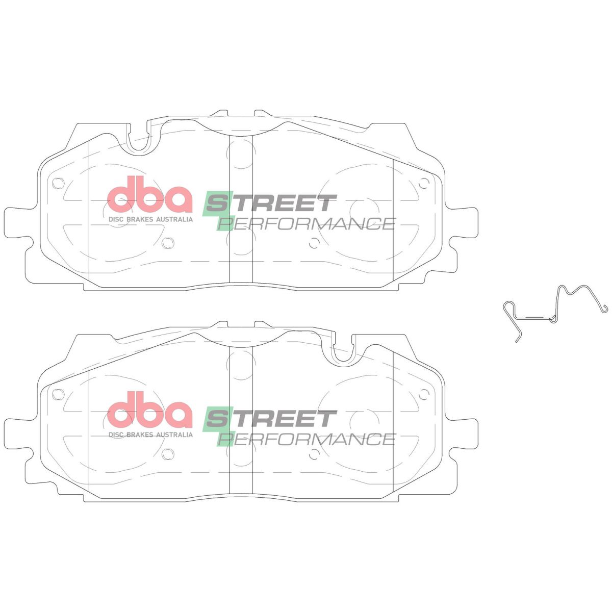 Pastillas de freno de disco DBA DB15030SP para Audi A4 B9
