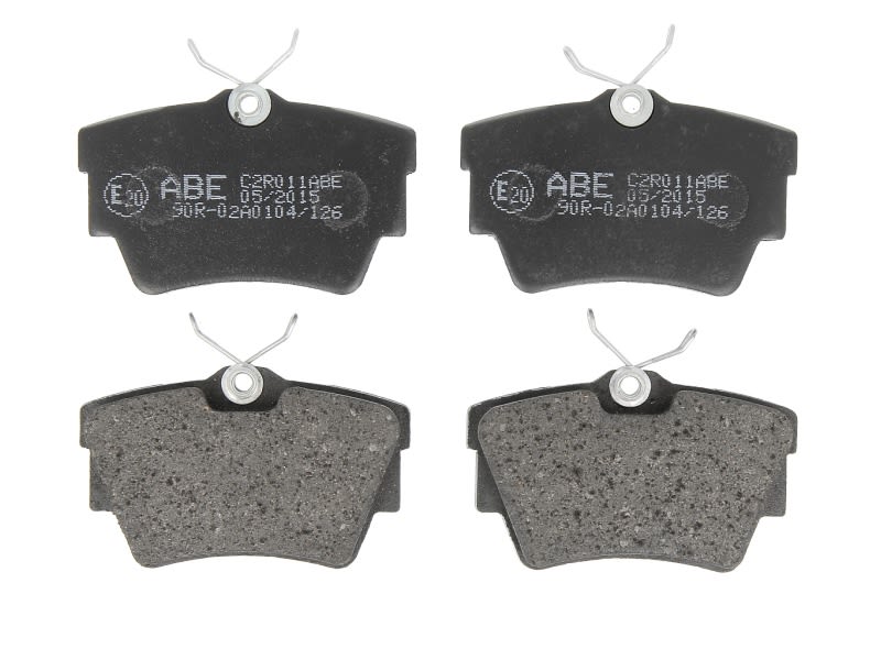Pastillas de freno de disco ABE C2R011ABE para Renault Clio III
