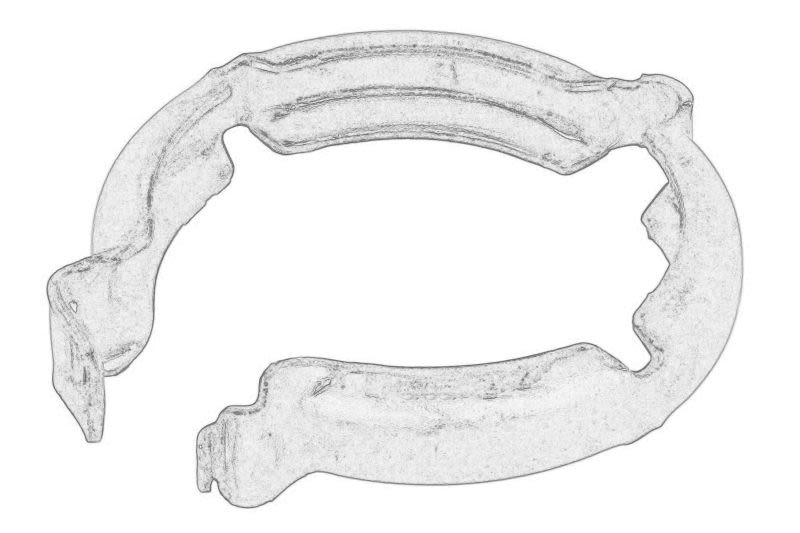 Pieza de fijación de escape OE PEUGEOT 1618T8 para Citroen C4