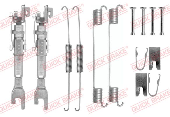 Kit de accesorios de balatas de freno QUICK BRAKE 105-0781S para Fiat Palio