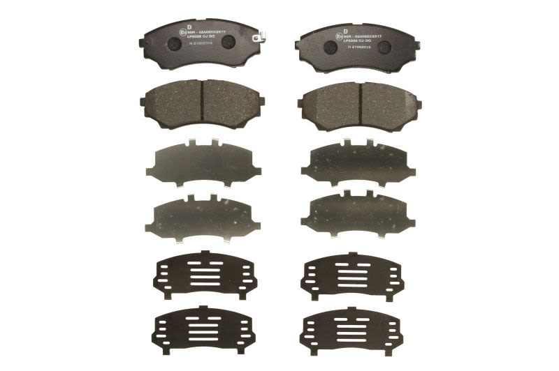 Pastillas de freno de disco DELPHI LP2036 para Ford Range