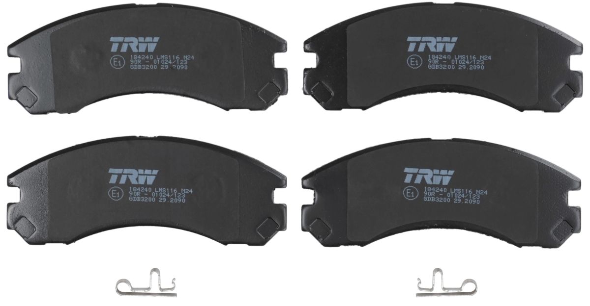 Pastillas de freno de disco TRW GDB3200 para Mitsubishi L200