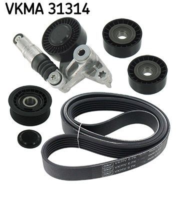 Juego de correa multinervada SKF VKMA 31314 para Audi A4 B8