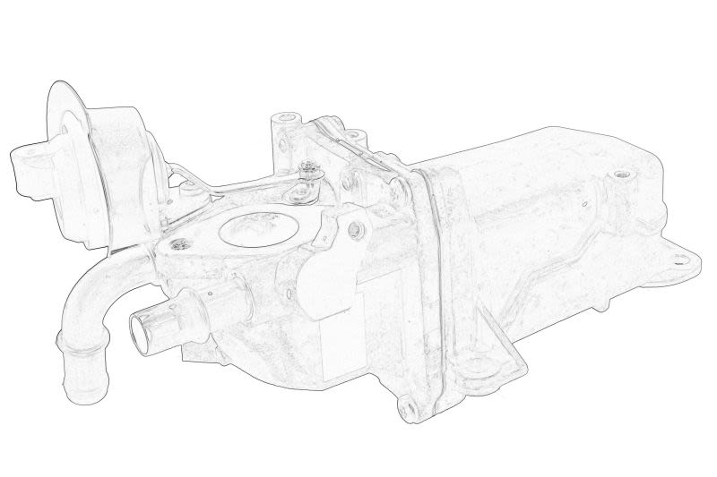 Enfriador EGR OE RENAULT 14 73 552 38R para Nissan NV400