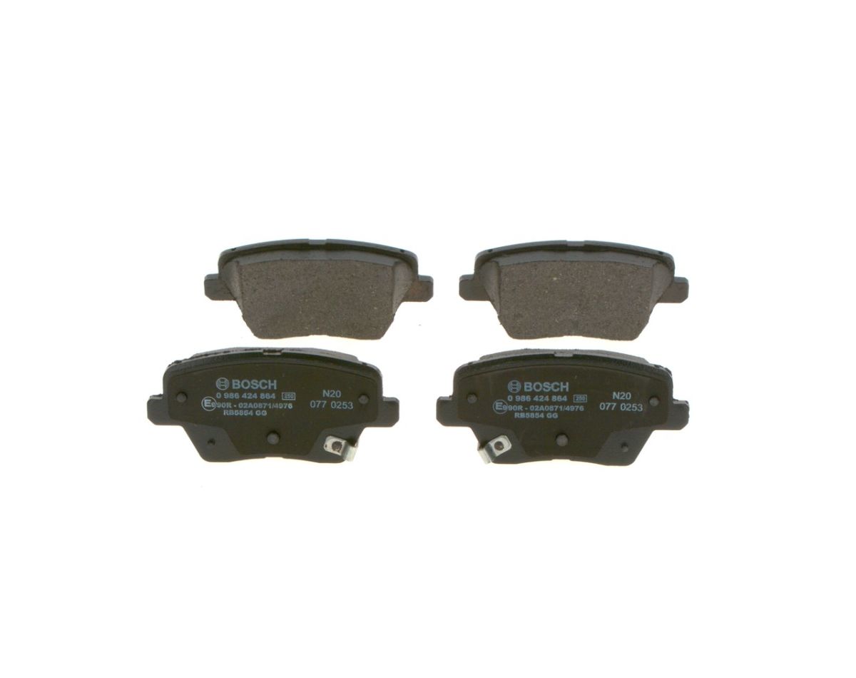 Pastillas de freno de disco BOSCH 0 986 424 864 para Hyundai I30
