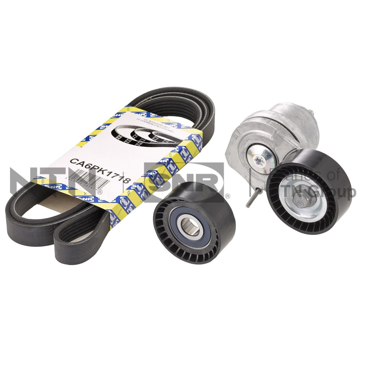 Juego de correa multinervada SNR KA853.27 para Opel Corsa D