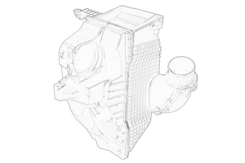 Carcasa del filtro de aire OE RENAULT 16 50 012 58R para Renault Clio IV
