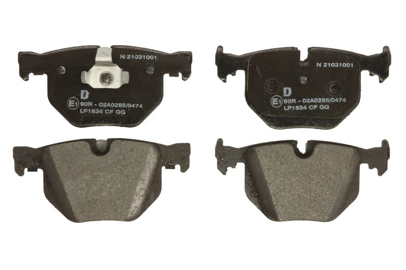 Pastillas de freno de disco DELPHI LP1834 para BMW Serie 7 (E65, E66, E67) 2001-2008
