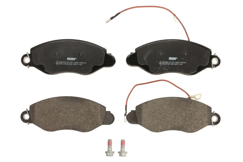 Pastillas de freno de disco FERODO FVR1616 para Nissan Cabstar E 2.3D/2.7D/3.0D